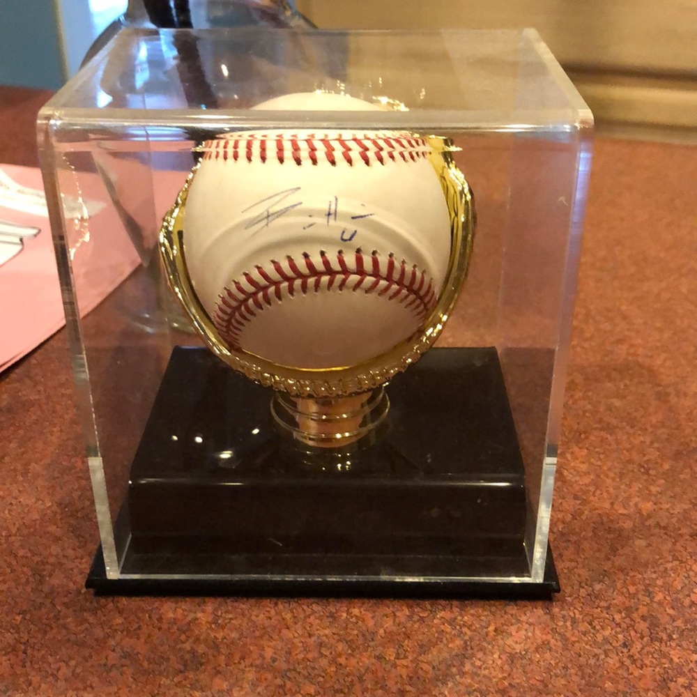 Billy Hamilton autographed baseball